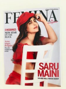 Saru maini Femina Magazine